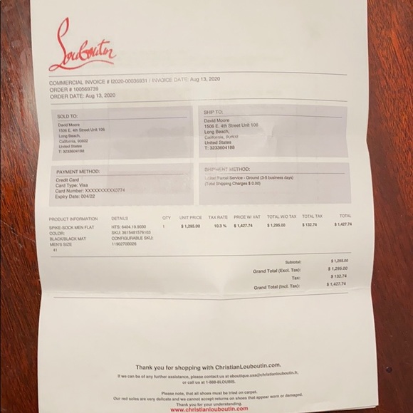 Christian Louboutin Red Bottom spike-sock sneakers - Picture 6 of 7